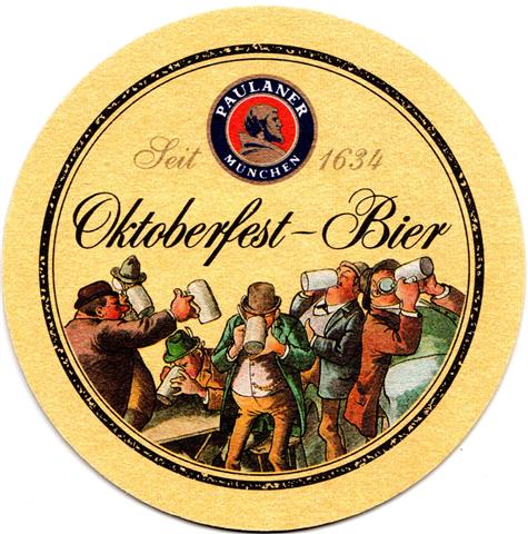 münchen m-by paulaner okto trink 4a (rund215-5 biertrinker-seit 1634) 